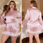 Spring European And American Ice Silk Pajamas Fashion