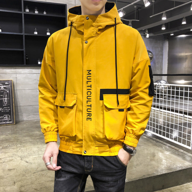 Men's Fashion Personalized Print Work Jacket