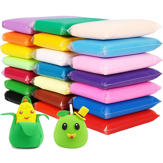 Super Light Soft Modeling Clay – 12 pcs