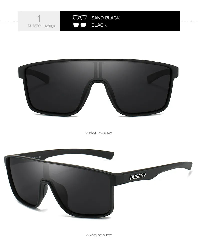 Men's and Women's Real Film One-piece Polarized Outdoor Cycling Fishing Sunglasses