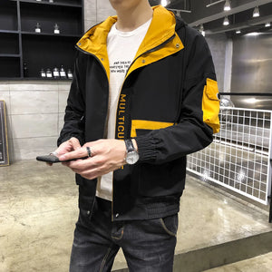 Men's Fashion Personalized Print Work Jacket