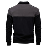 Men's Casual Long-sleeved Polo Collar Sweater