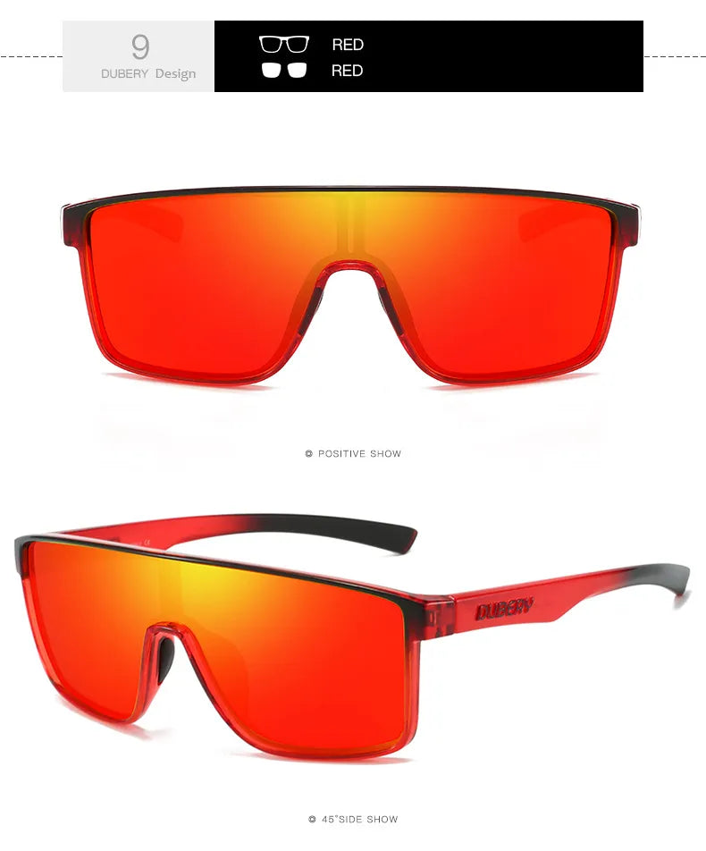 Men's and Women's Real Film One-piece Polarized Outdoor Cycling Fishing Sunglasses