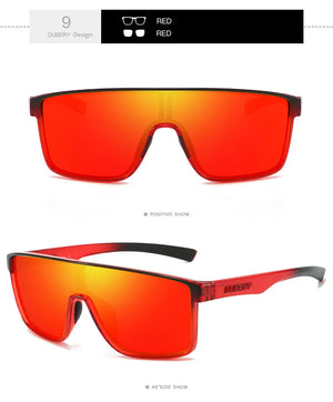 Men's and Women's Real Film One-piece Polarized Outdoor Cycling Fishing Sunglasses