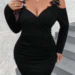 Women's Fashion Elegant Lace Sexy Dress