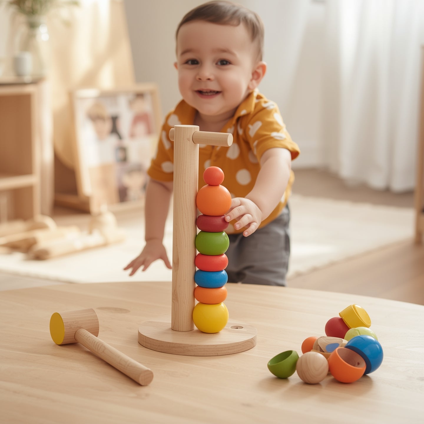 Durable Pound-A-Ball Toy