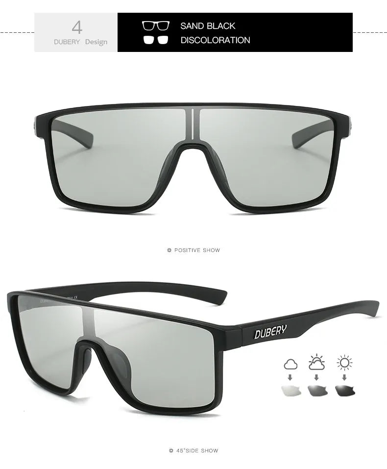Men's and Women's Real Film One-piece Polarized Outdoor Cycling Fishing Sunglasses