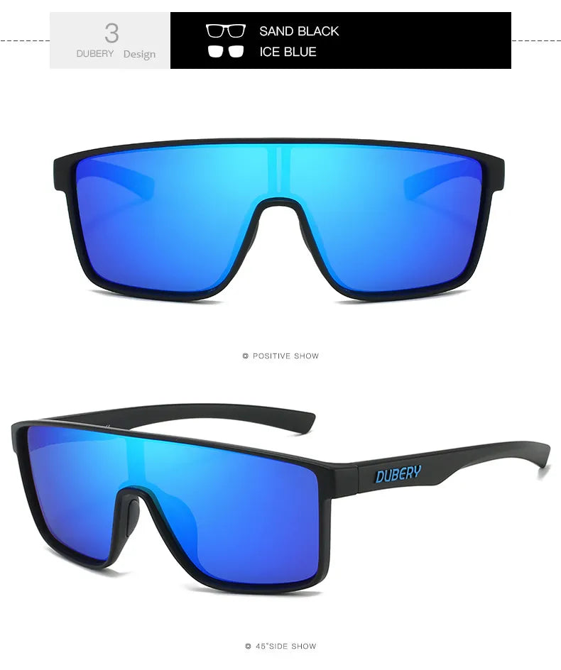 Men's and Women's Real Film One-piece Polarized Outdoor Cycling Fishing Sunglasses