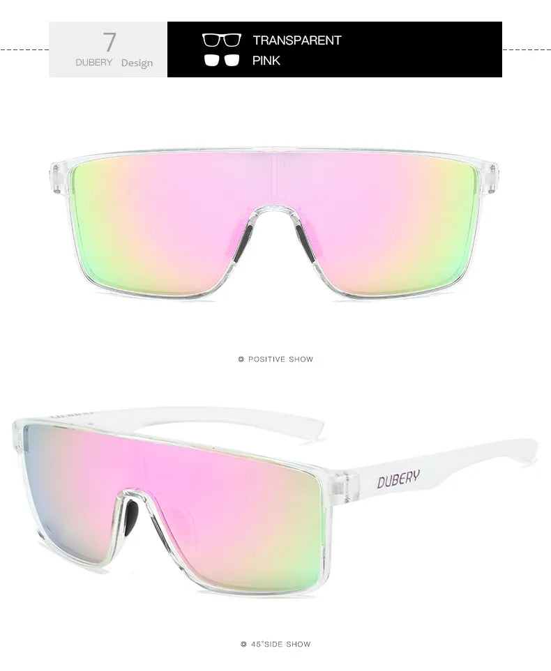 Men's and Women's Real Film One-piece Polarized Outdoor Cycling Fishing Sunglasses