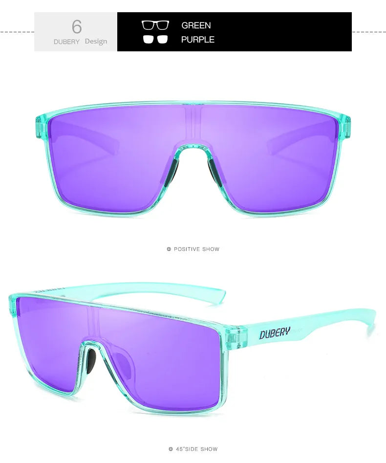 Men's and Women's Real Film One-piece Polarized Outdoor Cycling Fishing Sunglasses